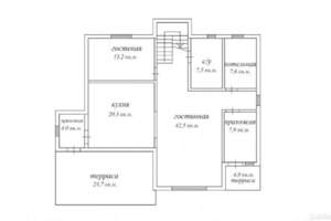 Дом 231м², 2-этажный, участок 8 сот.