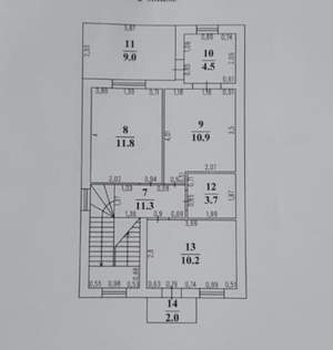 Дом 290м², 2-этажный, участок 4 сот.  