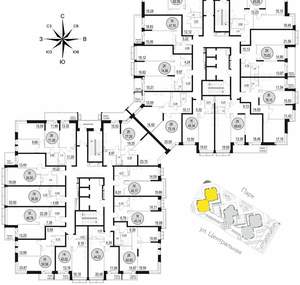 2-к квартира, вторичка, 50м2, 16/17 этаж