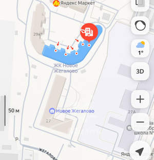 1-к квартира, вторичка, 40м2, 8/17 этаж